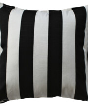 Black & White Stripe Bungalow Living